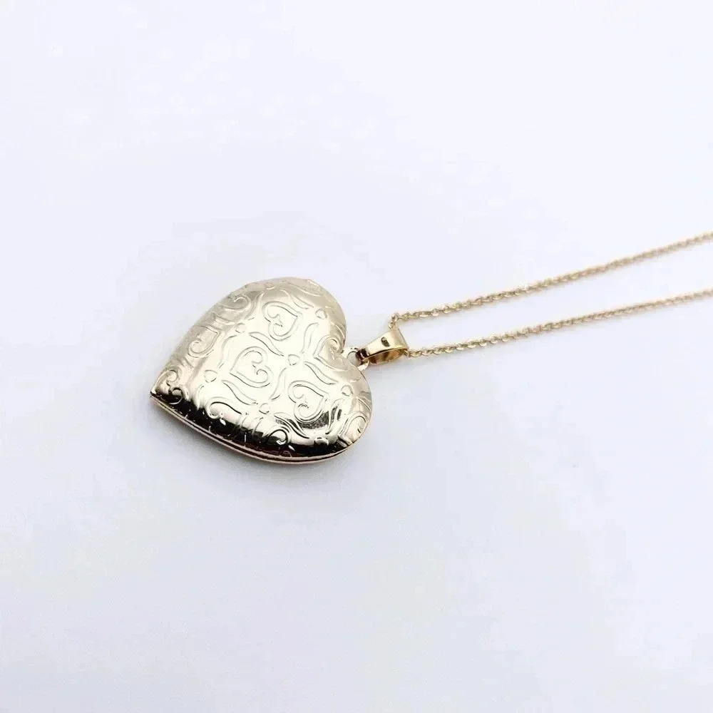 DAINTY Heart Lock Necklace | Gold Plated | Gift for Mother |